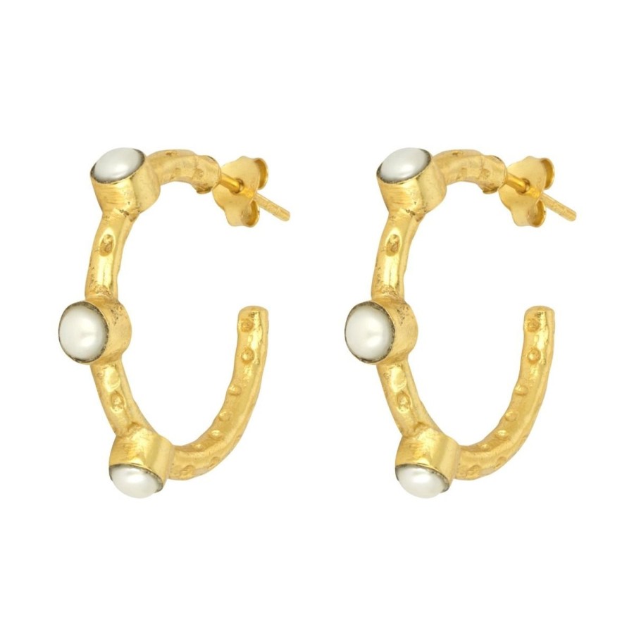 Women Ashiana Earrings | Mini Cruise Earrings-Freshwater Pearl