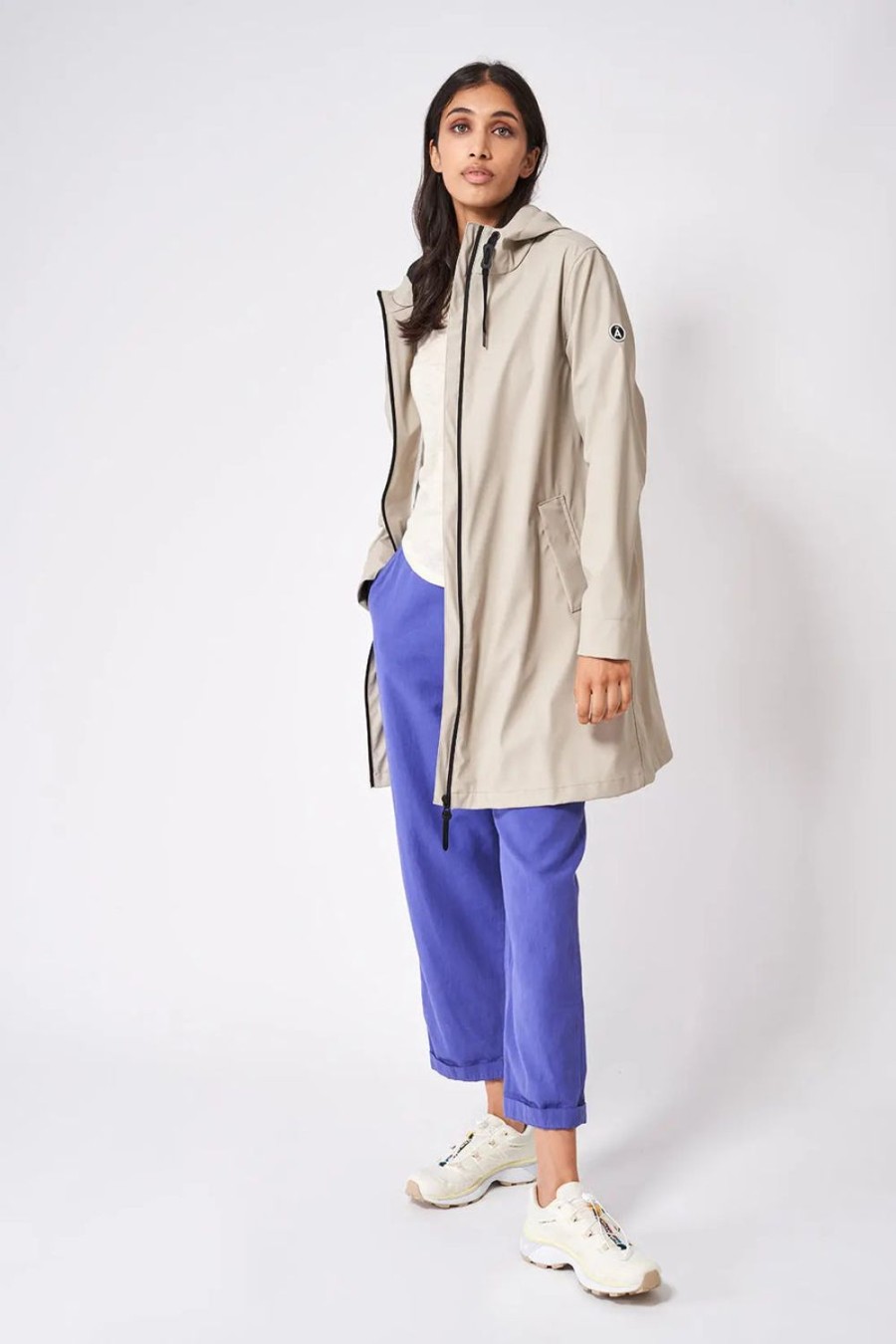 Women Tanta Coats | Nuovola Coat-Stone Grey