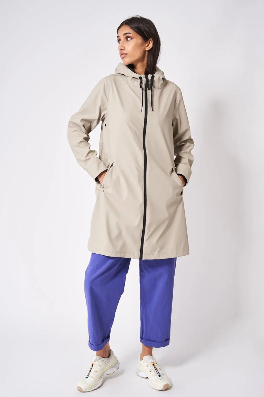 Women Tanta Coats | Nuovola Coat-Stone Grey