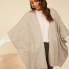 Women Doodie Stark Knitwear | Gwenaelle Cashmere Cardi-Light Grey