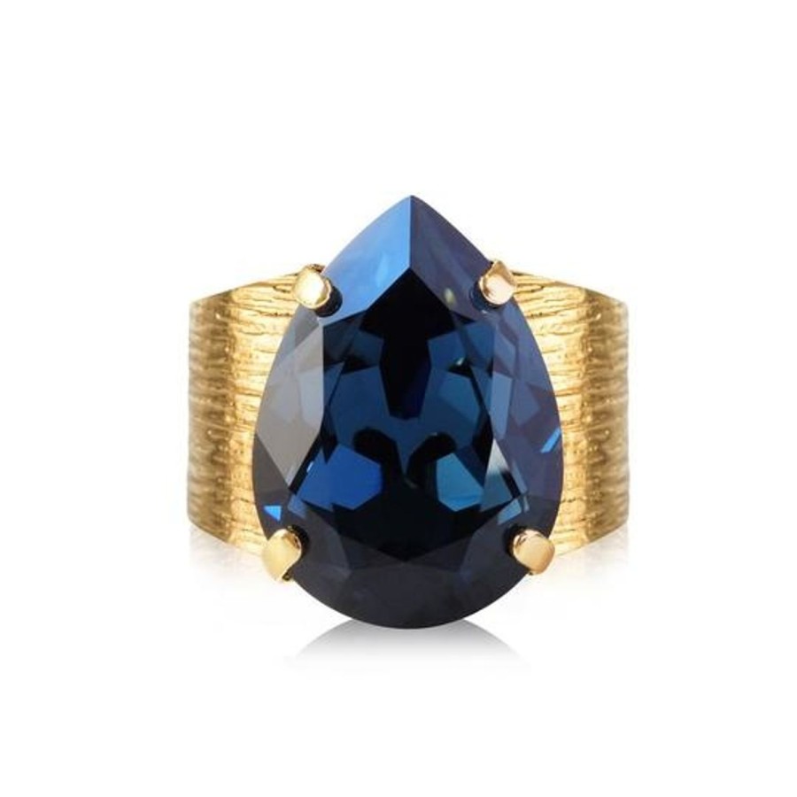 Women Caroline Svedbom Rings | Classic Drop Ring-Gold Montana