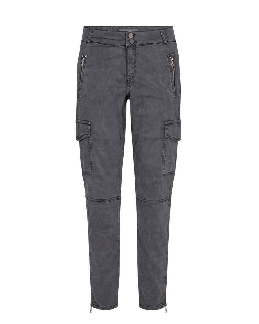 Women Mos Mosh Trousers | Gilles Trok Cargo Pant-Asphalt