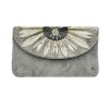 Women Nahua Bags | Apolonia Metal Bag-Gun/Grey