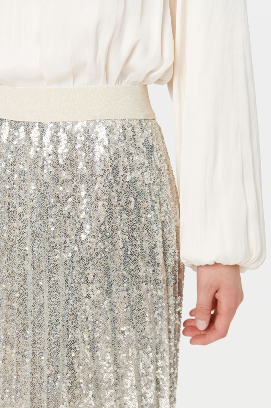 Women Saint Tropez Skirts | Benisa Skirt-Silver