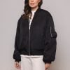 Women Rino & Pelle Jackets | James Reversible Bomber-Black And Stone