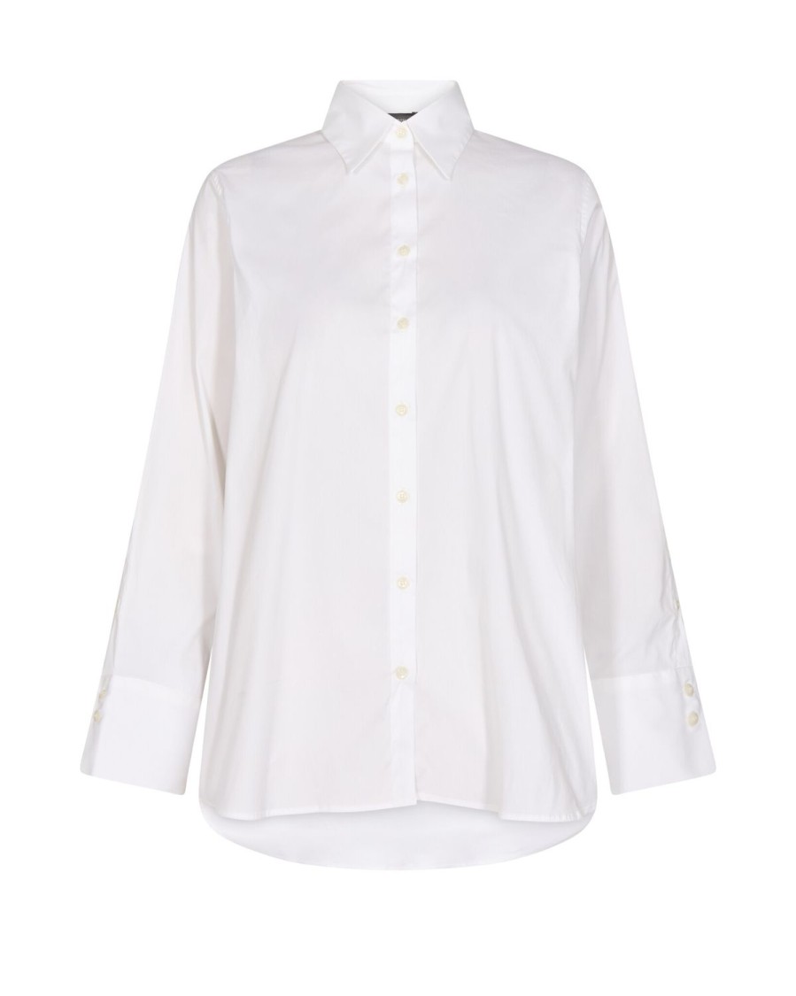 Women Mos Mosh Tops | Winola Shirt-White