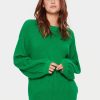 Women Saint Tropez Knitwear | Trixie Pullover-Verdant Green