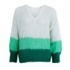 Women Black Colour Knitwear | Simona Jumper-Green