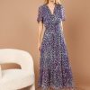 Women Doodie Stark Dresses | Rouza Robe-Marine