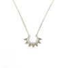 Women Icandi Necklaces | S2118S Sun Downer Necklace-Silver