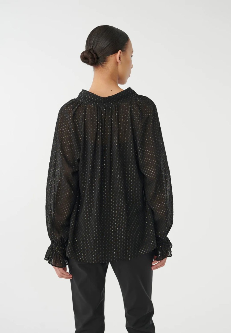 Women Dea Kudibal Tops | Cassisa Blouse-Lurex Black