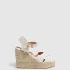 Women Castaner Wedges | Bromelia Wedge-Blanco/Oro