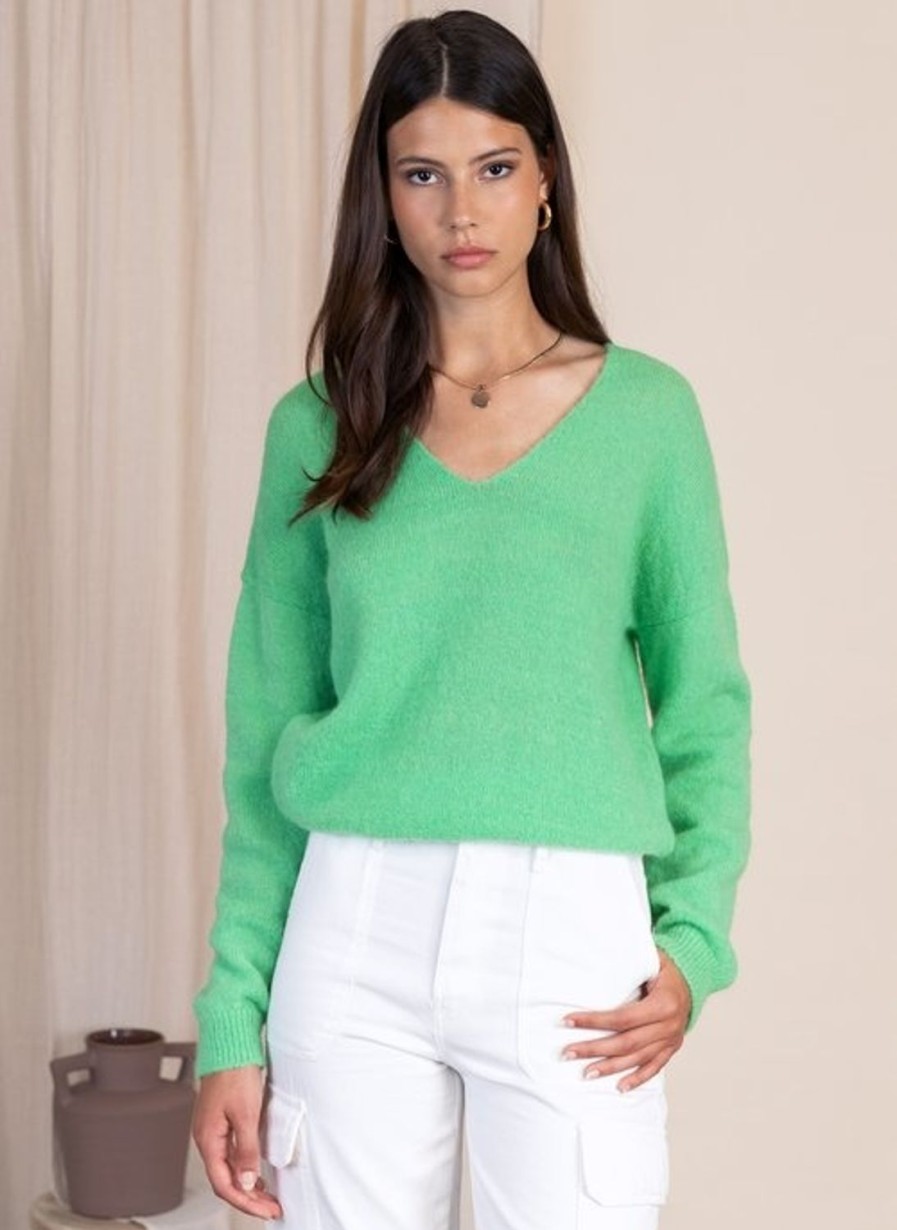 Women Maison Anje Knitwear | Brecif Pullover-Apple