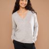 Women Doodie Stark Knitwear | Monjoe Pullover-Perle Chine