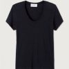 Women American Vintage Tops | Short Sleeve T-Shirt-Black