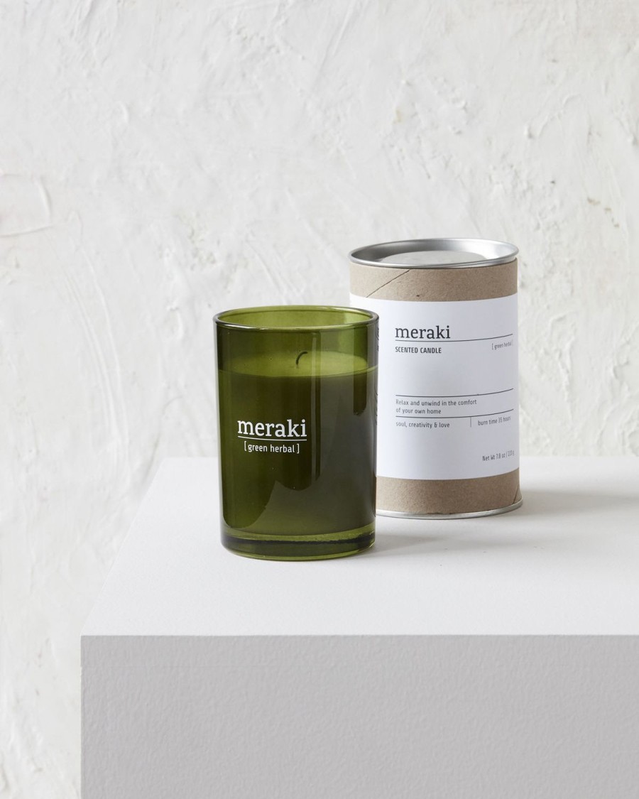 Lifestyle Meraki | Scented Candle-Green Herbal