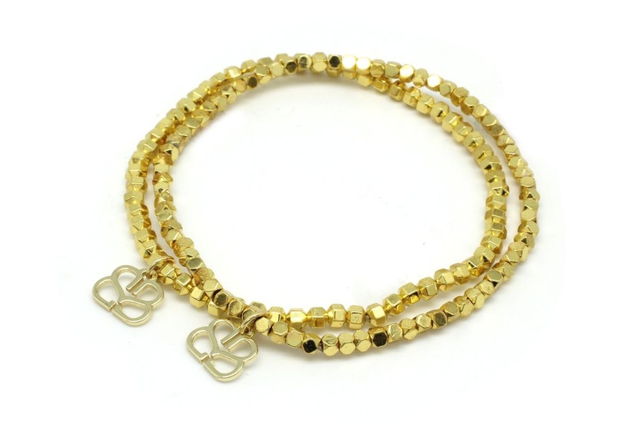 Women Boho Betty Bracelets | Flicker Major 2 Layer Bracelet Set-Gold