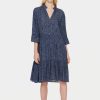 Women Saint Tropez Dresses | Eda Dress-Ombre Blue Nature