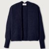 Women American Vintage Knitwear | East Cardi-Navy Chine