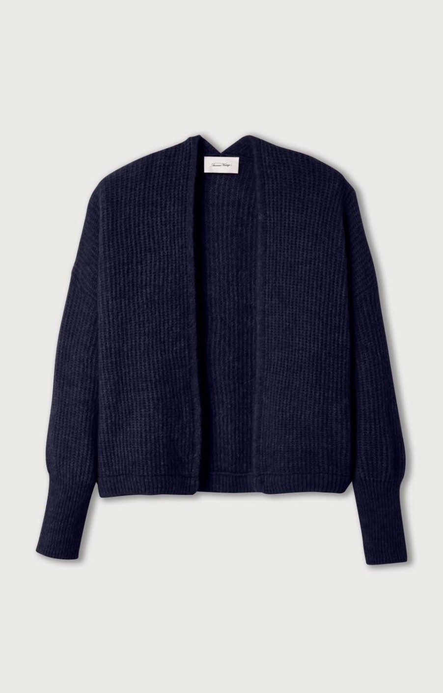 Women American Vintage Knitwear | East Cardi-Navy Chine