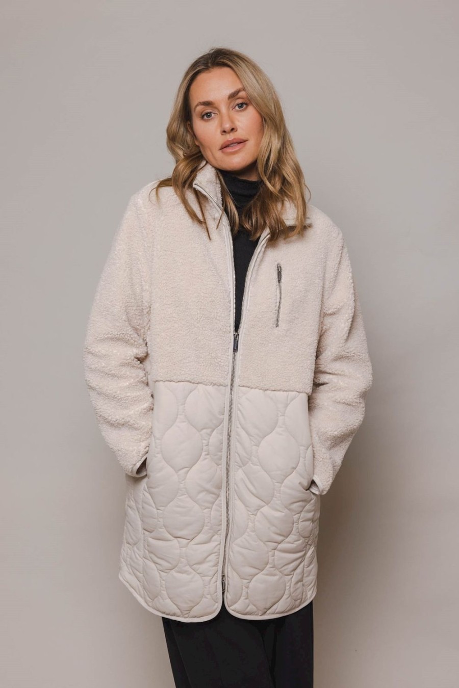 Women Rino & Pelle Jackets | Jur Coat-Stone