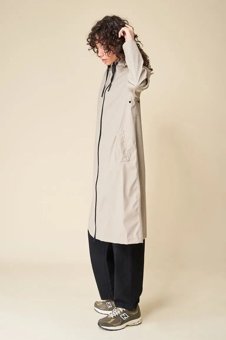 Women Tanta Coats | Tonger Coat-Stone Grey