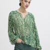 Women Atelier Reve Tops | Mimi Blouse-Pine Needle