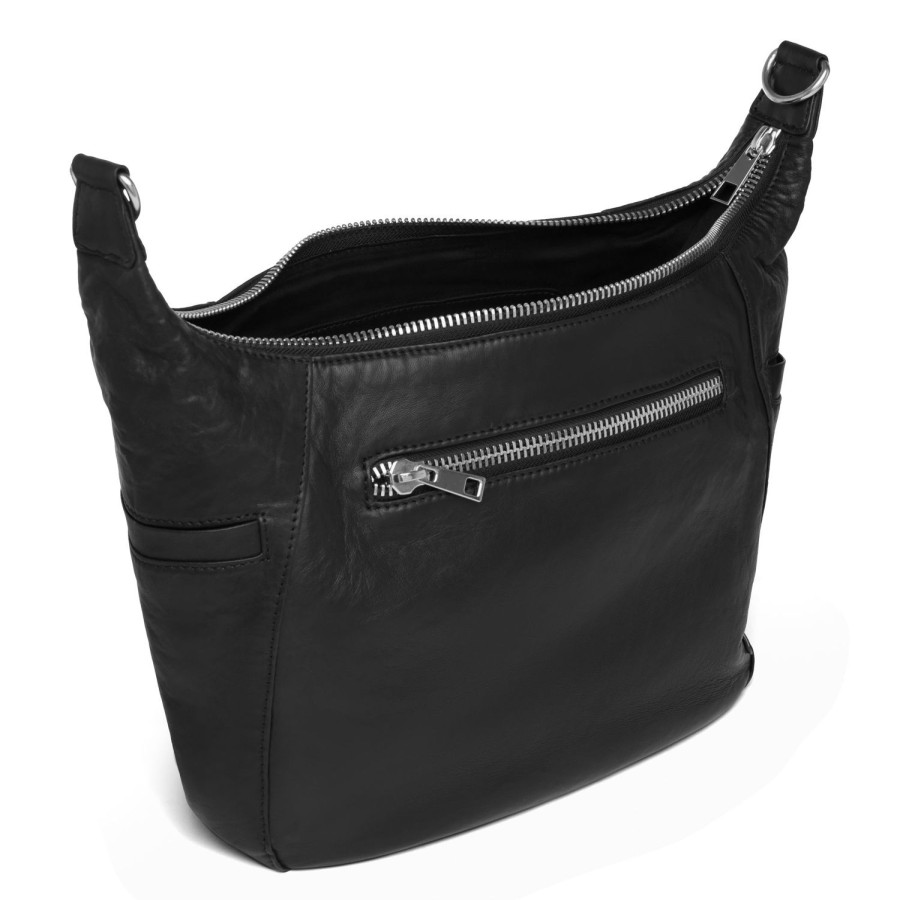 Women Depeche Bags | Medium Shoulder Bag-Black