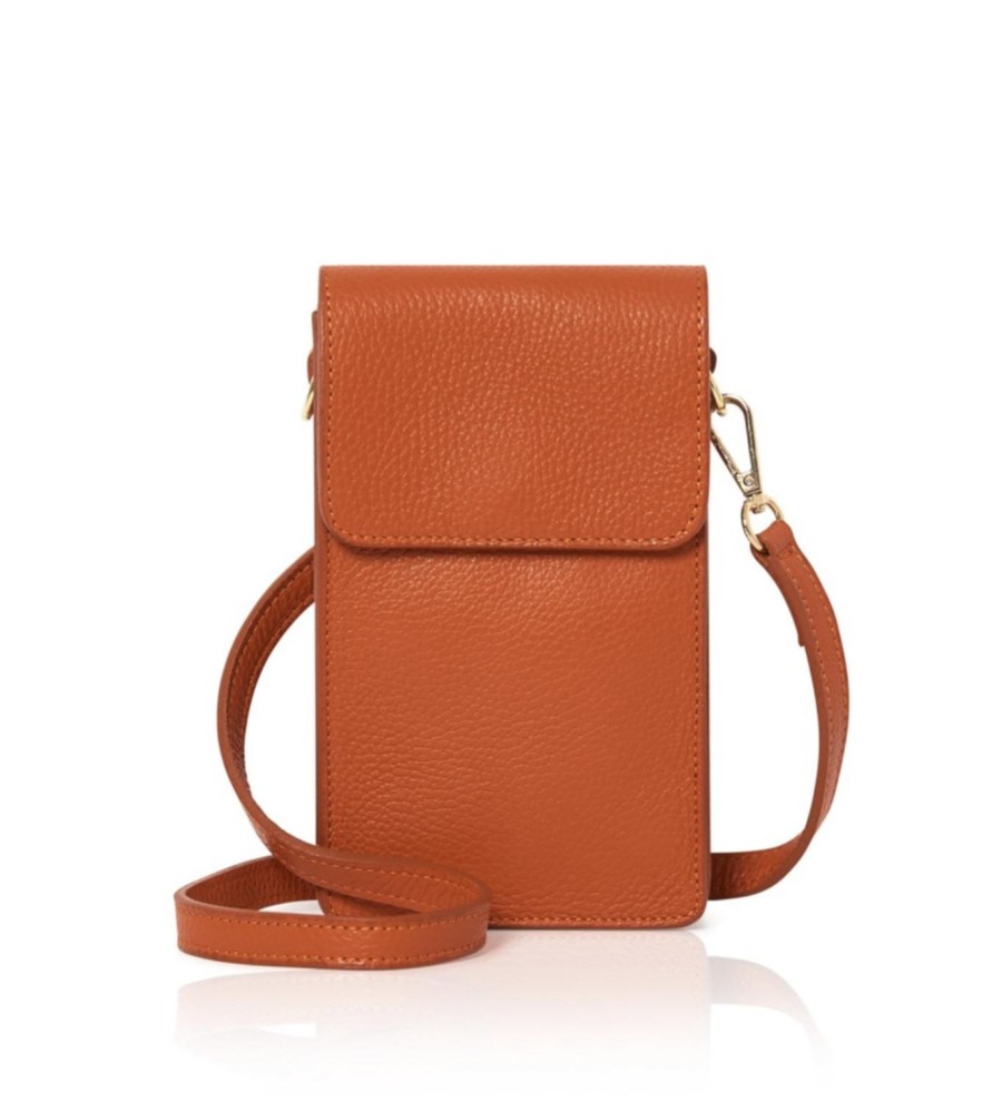 Women Doodie Stark Bags | Flap Front Mobile Bag-Bt Orange