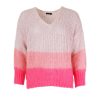 Women Black Colour Knitwear | Simona Jumper-Coral Rose