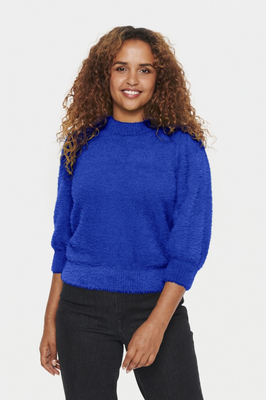 Women Saint Tropez Knitwear | Banni Pullover-Sodalite Blue