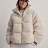 Women Varley Jackets | Wilkins Sherpa Puffer Jacket-Sandshell