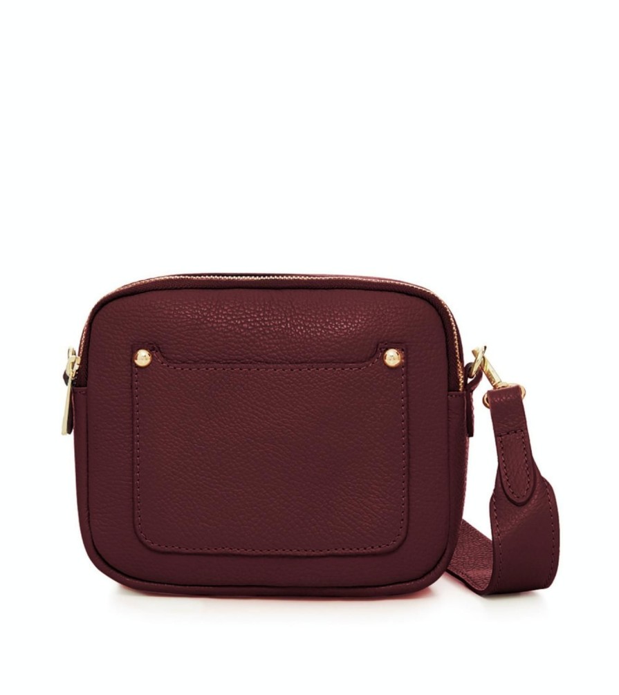 Women Doodie Stark Bags | Double Zip Camera Bag-Burgundy