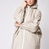 Women Tanta Coats | Sky Poncho-Stone Grey