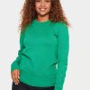 Women Saint Tropez Knitwear | Mila Pullover-Verdant Green Melange