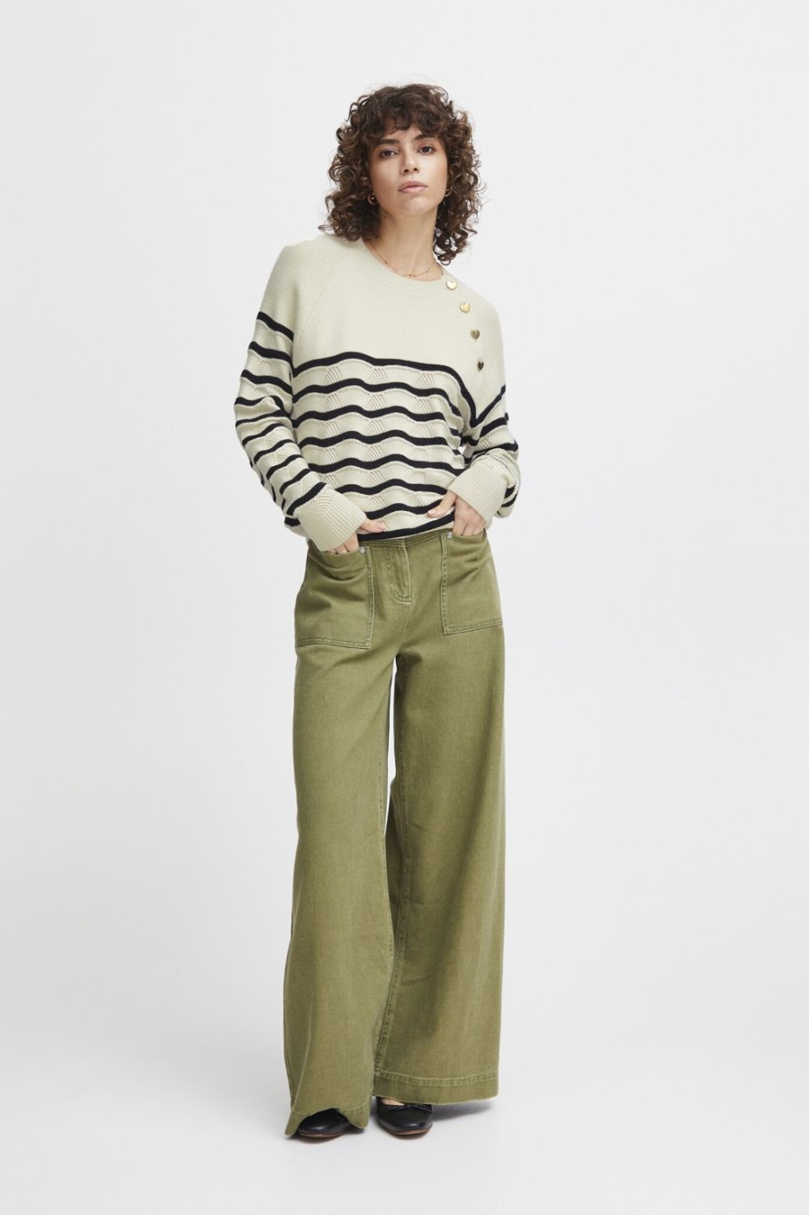 Women Atelier Reve Tops | Maise Ls Top-Birch