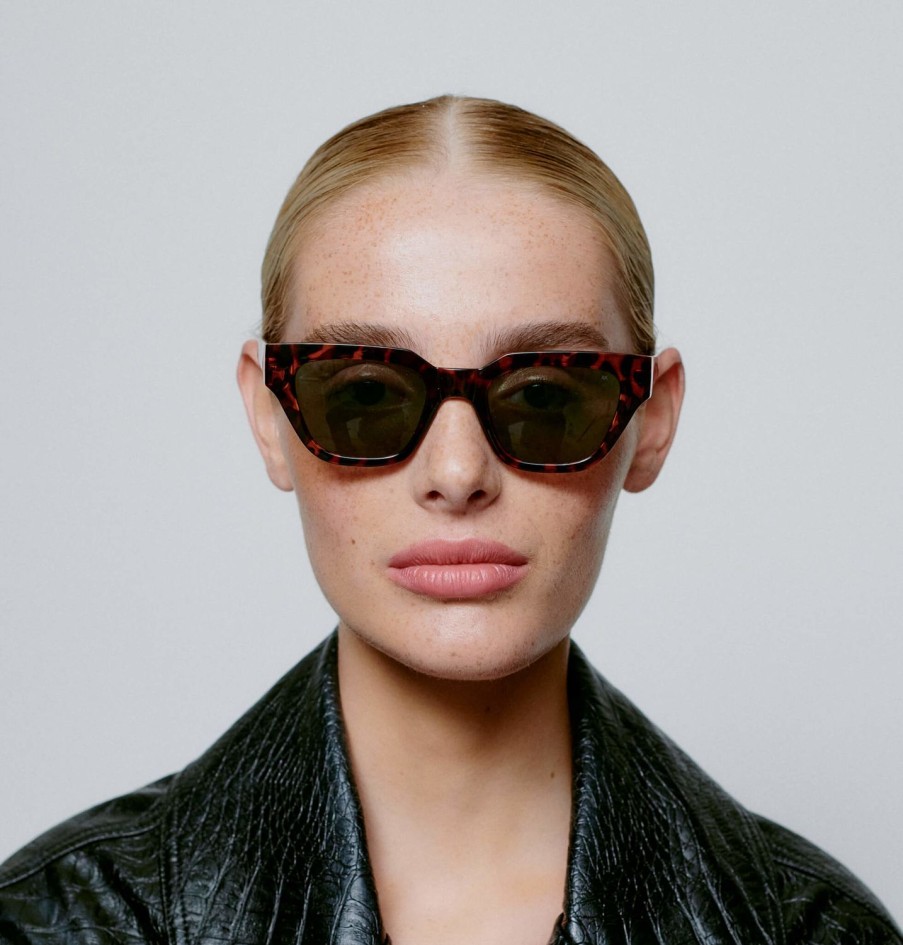 Eyewear A. Kjaerbede | Kaws Sunglasses-Demi Tortoise