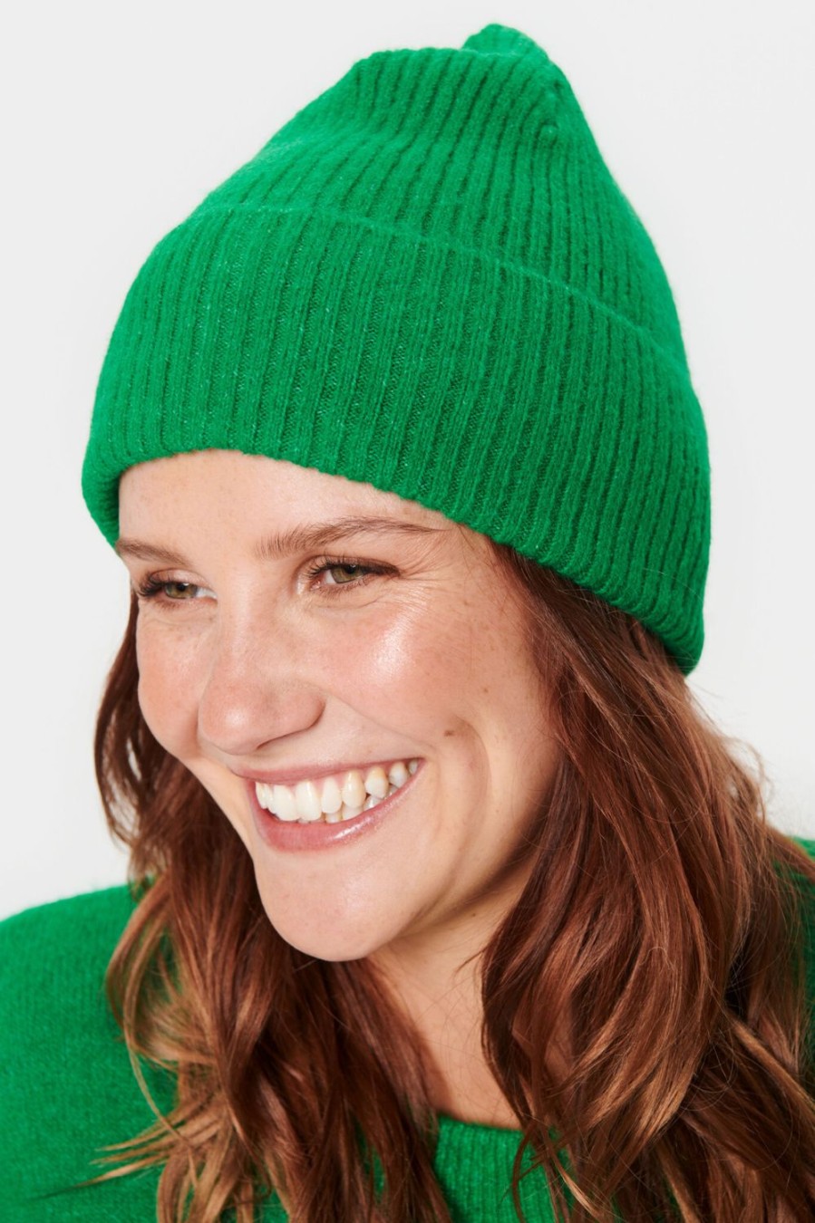 Women Saint Tropez Hats | Trixie Beanie-Verdant Green