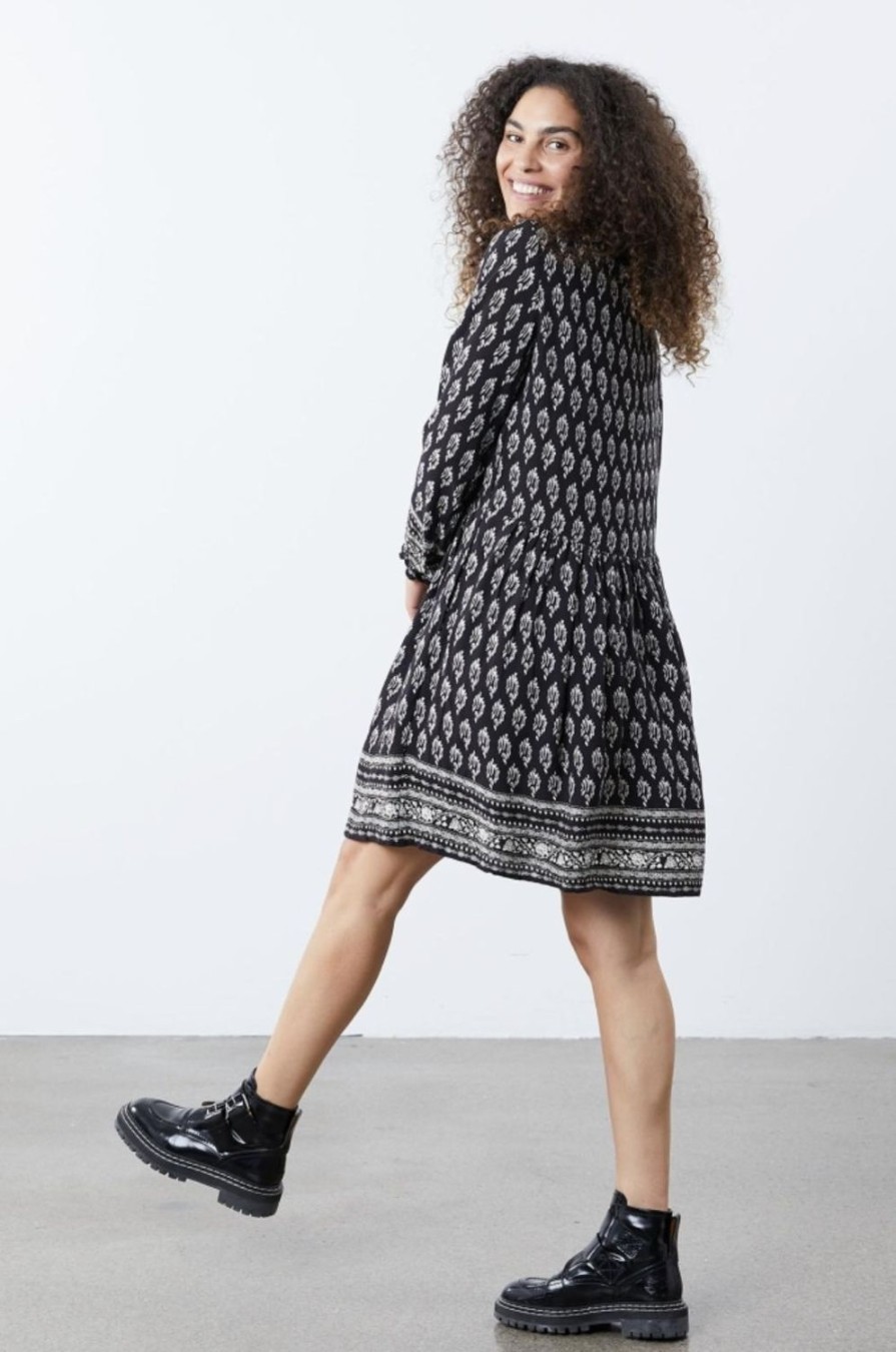 Women Lollys Laundry Dresses | Lucca Tunic-Washed Black