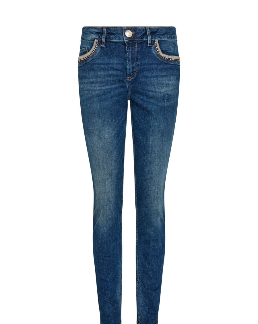 Women Mos Mosh Jeans | Bradford Glam Jeans-Blue