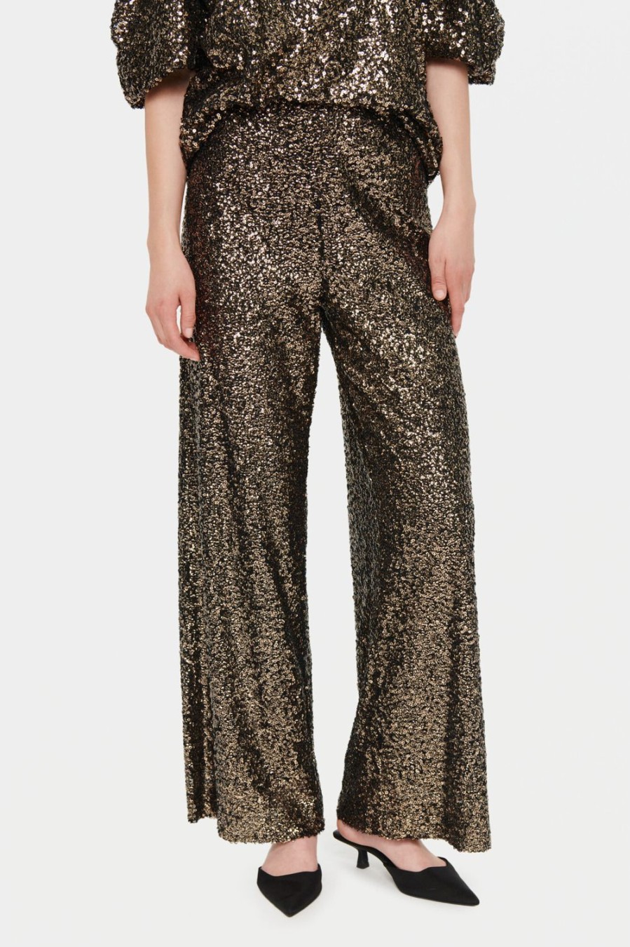 Women Saint Tropez Trousers | Bailey Pants-Antique Sequins