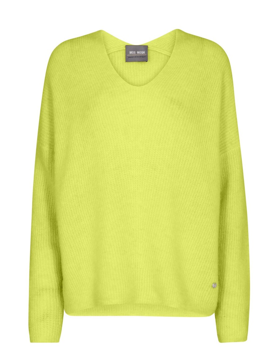 Women Mos Mosh Knitwear | Thora V-Neck Knit-Love Bird