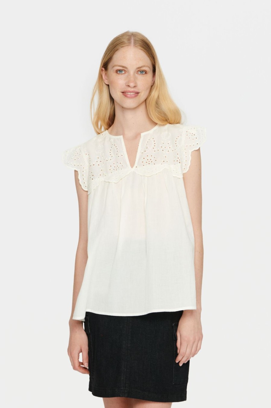 Women Saint Tropez Tops | Vaya Blouse-Ice