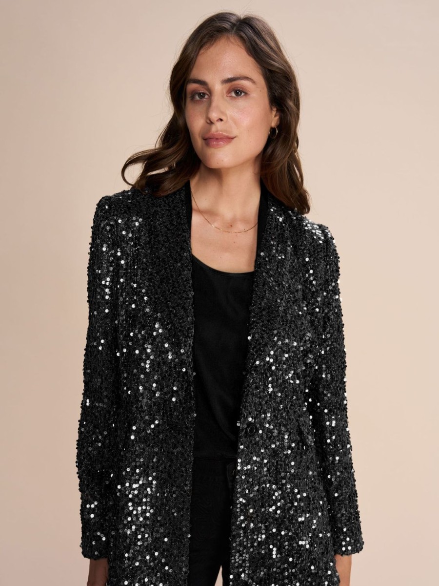 Women Mos Mosh Jackets | Sia Lala Blazer-Black