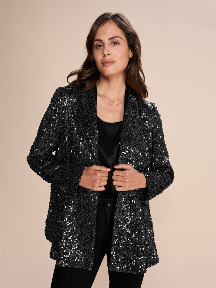 Women Mos Mosh Jackets | Sia Lala Blazer-Black