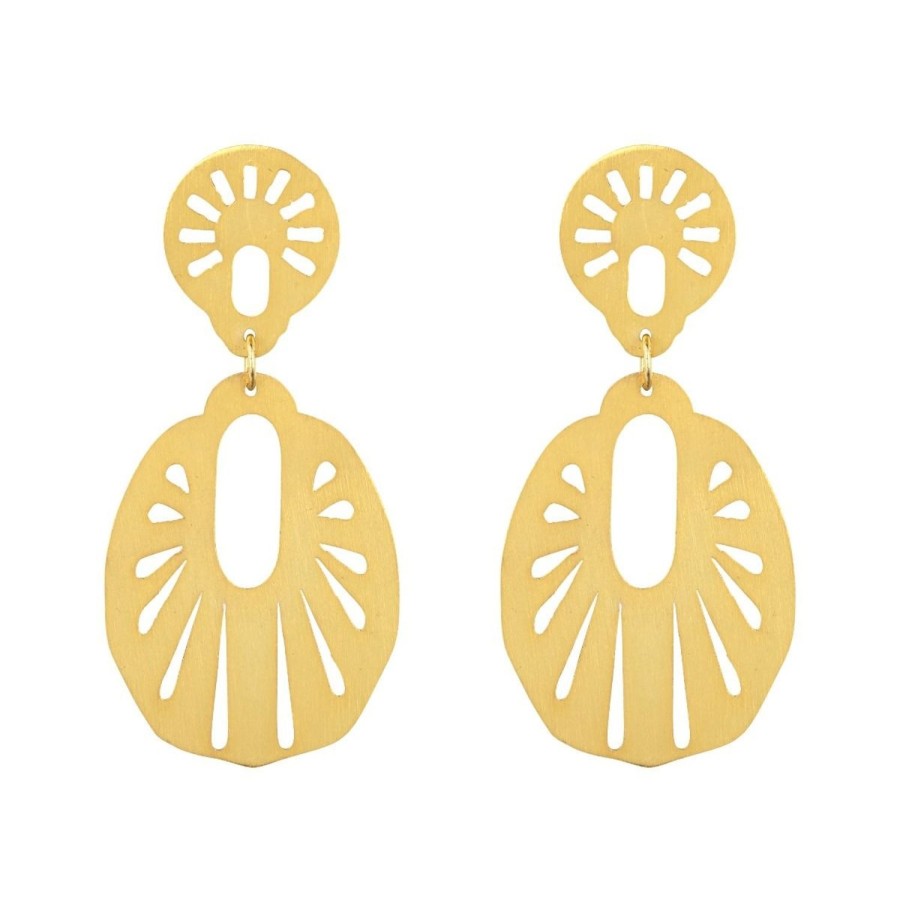 Women Ashiana Earrings | Angelina Earrings-Gold