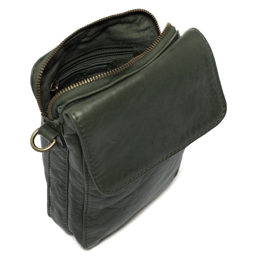 Women Depeche Bags | Mobile Bag-Dark Green