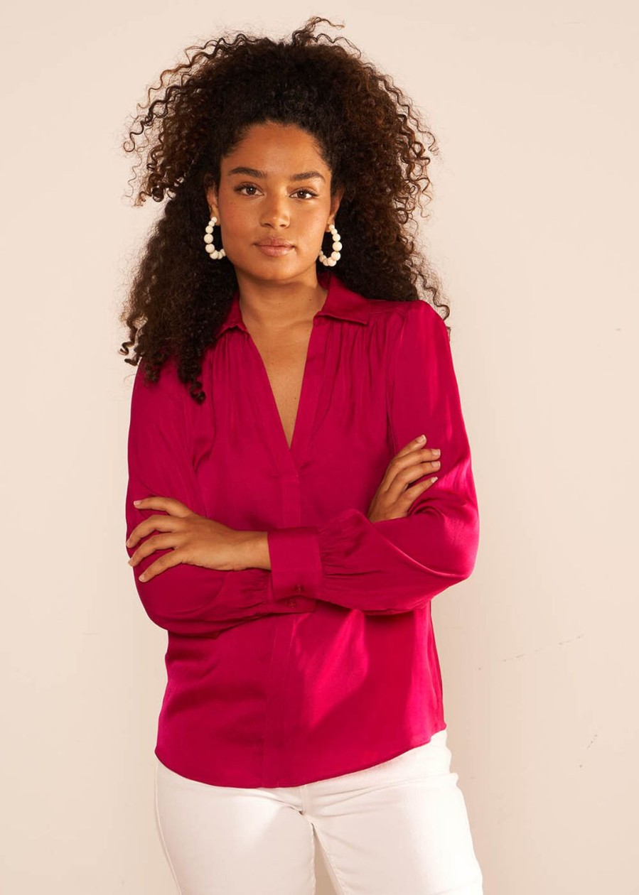 Women Doodie Stark Tops | Teddy Top-Fuchsia