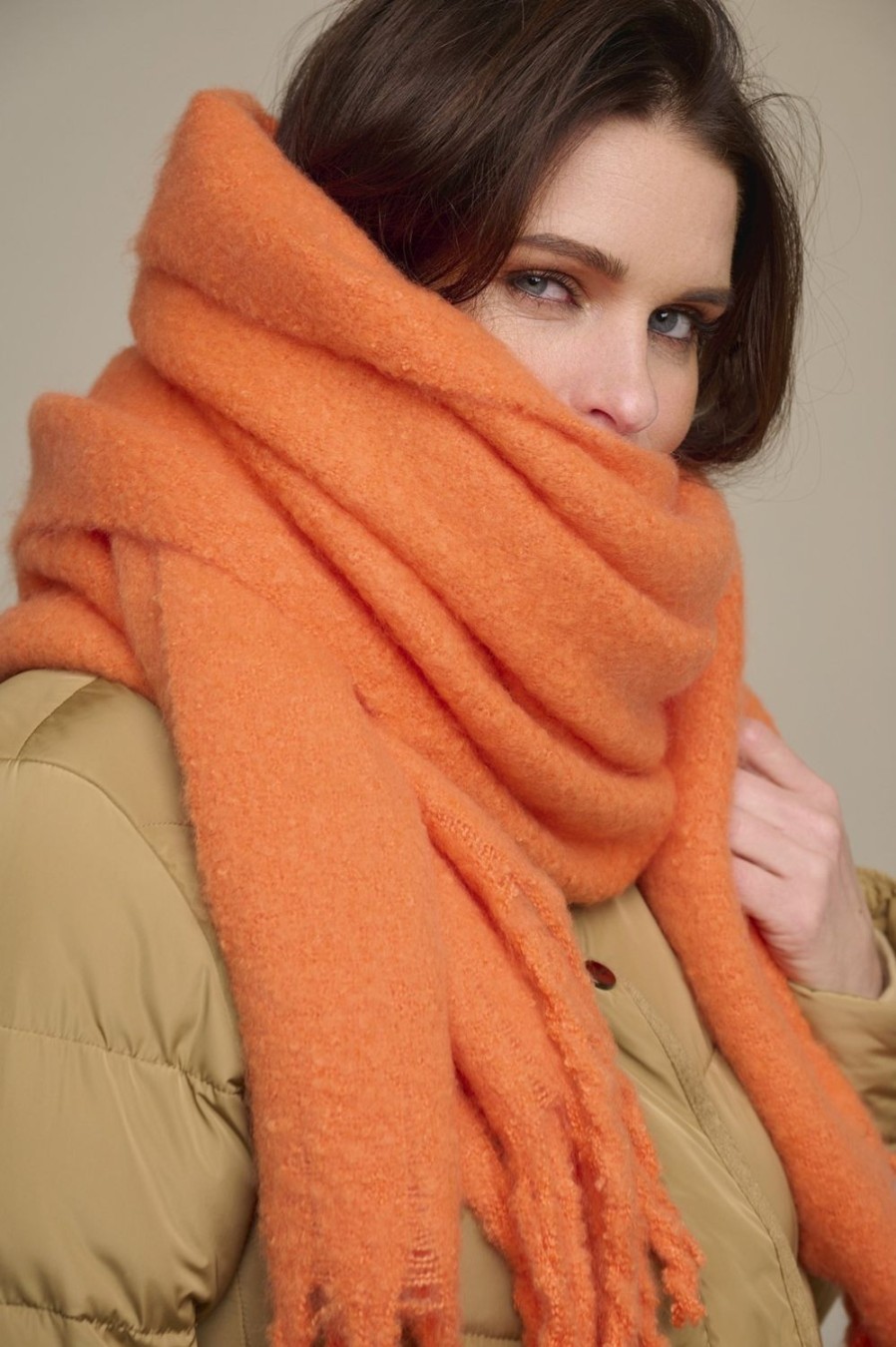 Women Rino & Pelle Scarves | Gella Scarf-Fire