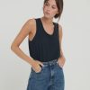 Women American Vintage Tops | Jacksonville Tank-Navy